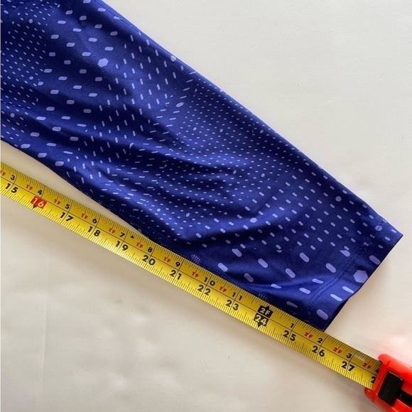 Under Armour Blue Purple Leggings Pull On Stretchy - Picture 4 of 5